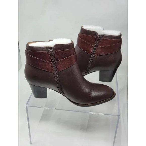 Vionic Women's Upright Trinity Ankle Boot Chocolate size 6.5M - Picture 3 of 8